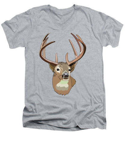 Deer Silhouette - Men's V-Neck T-Shirt