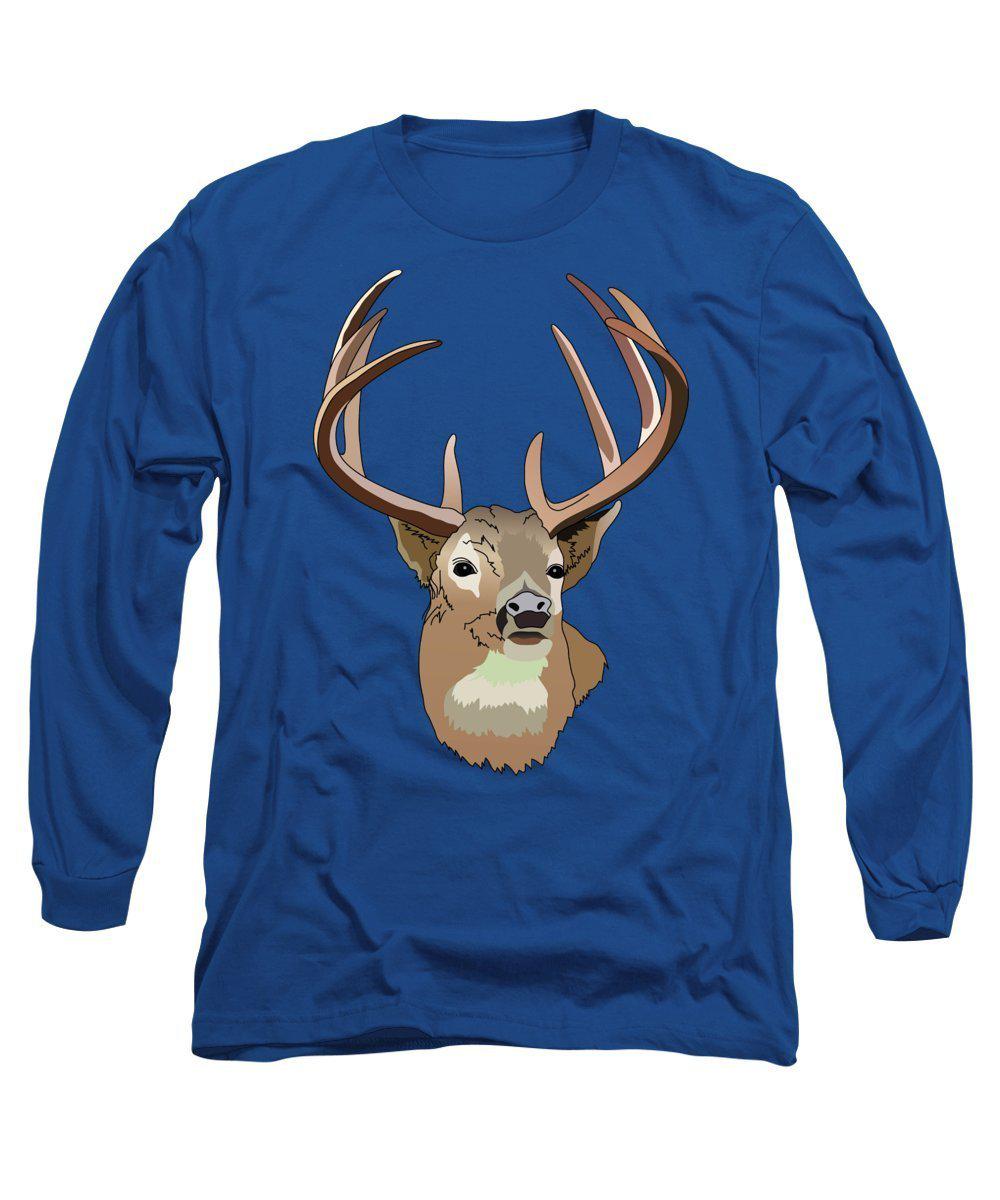 Deer Silhouette - Long Sleeve T-Shirt