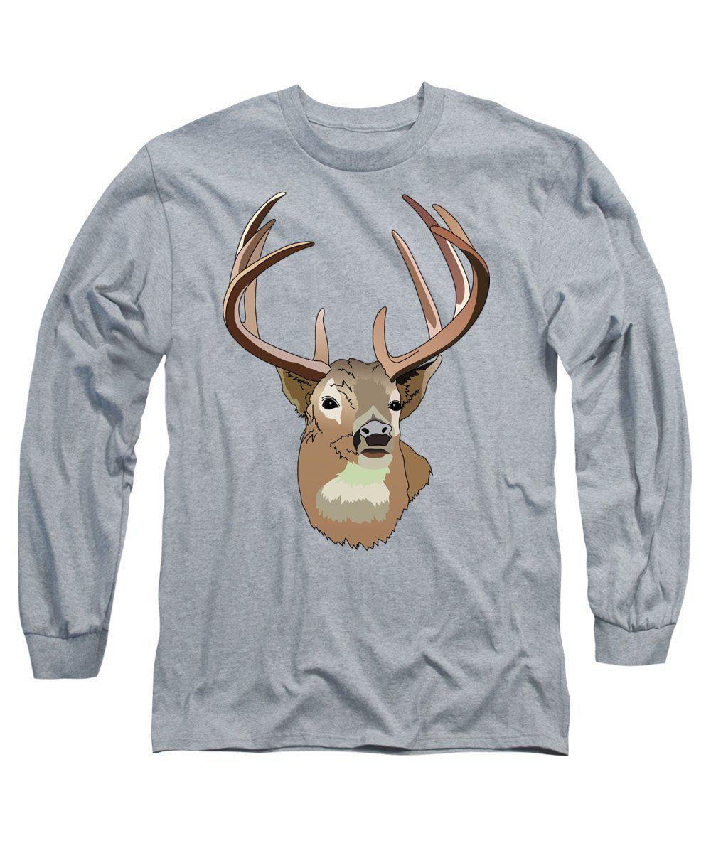 Deer Silhouette - Long Sleeve T-Shirt