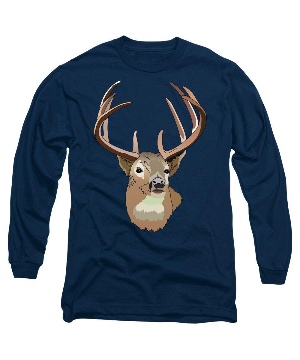 Deer Silhouette - Long Sleeve T-Shirt