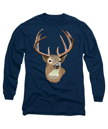 Deer Silhouette - Long Sleeve T-Shirt