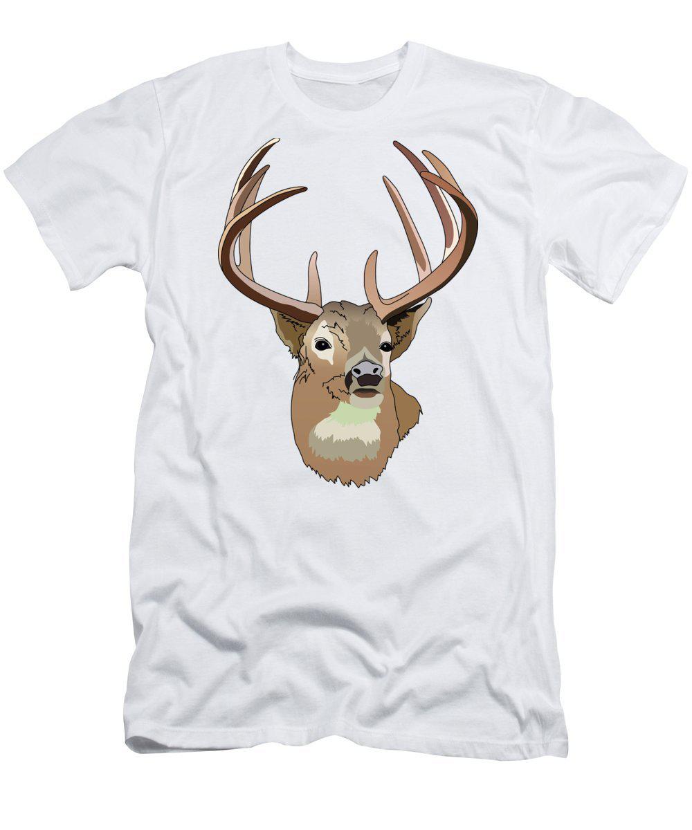 Deer Silhouette - Men's T-Shirt (Athletic Fit)