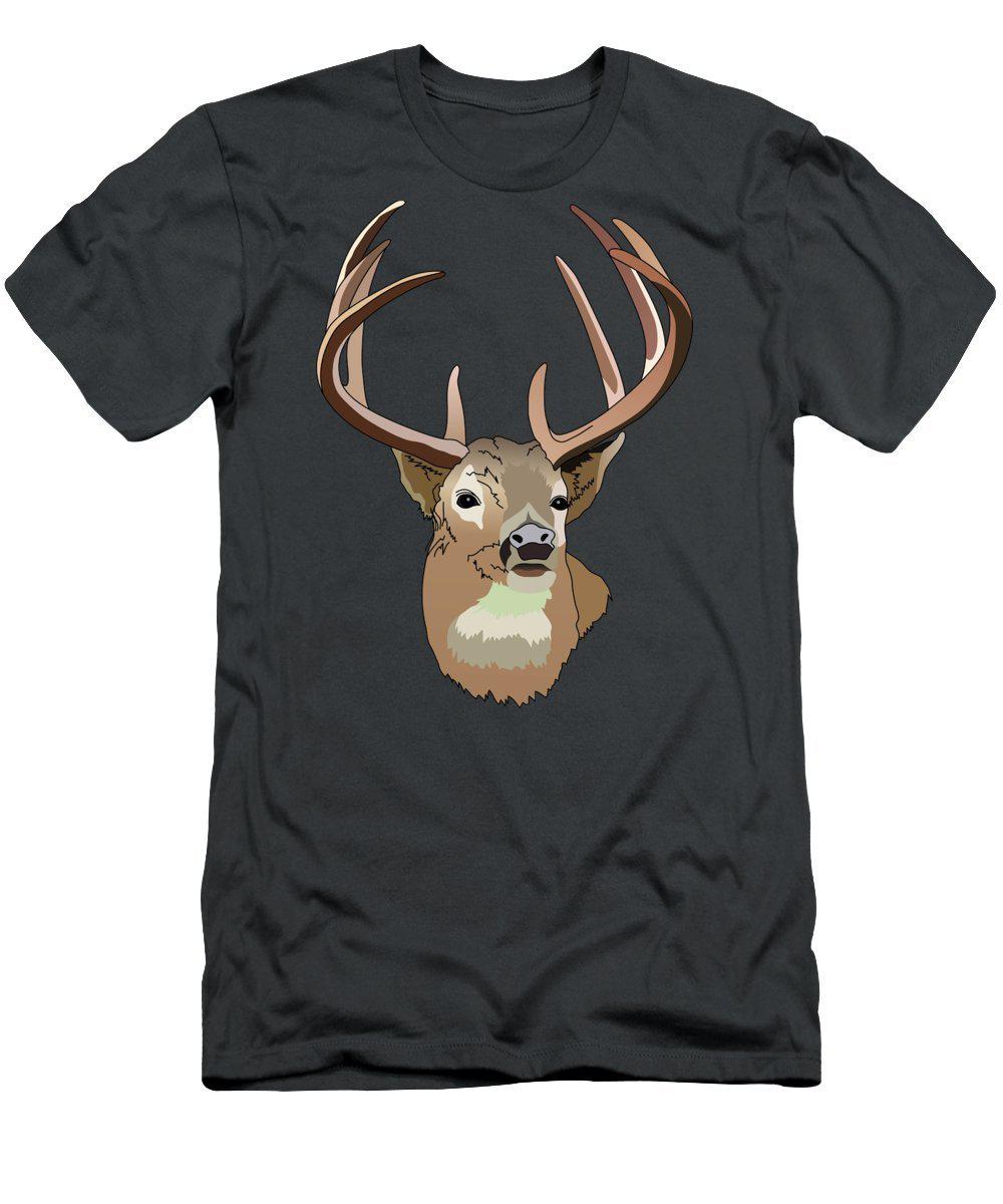 Deer Silhouette - Men's T-Shirt (Athletic Fit)