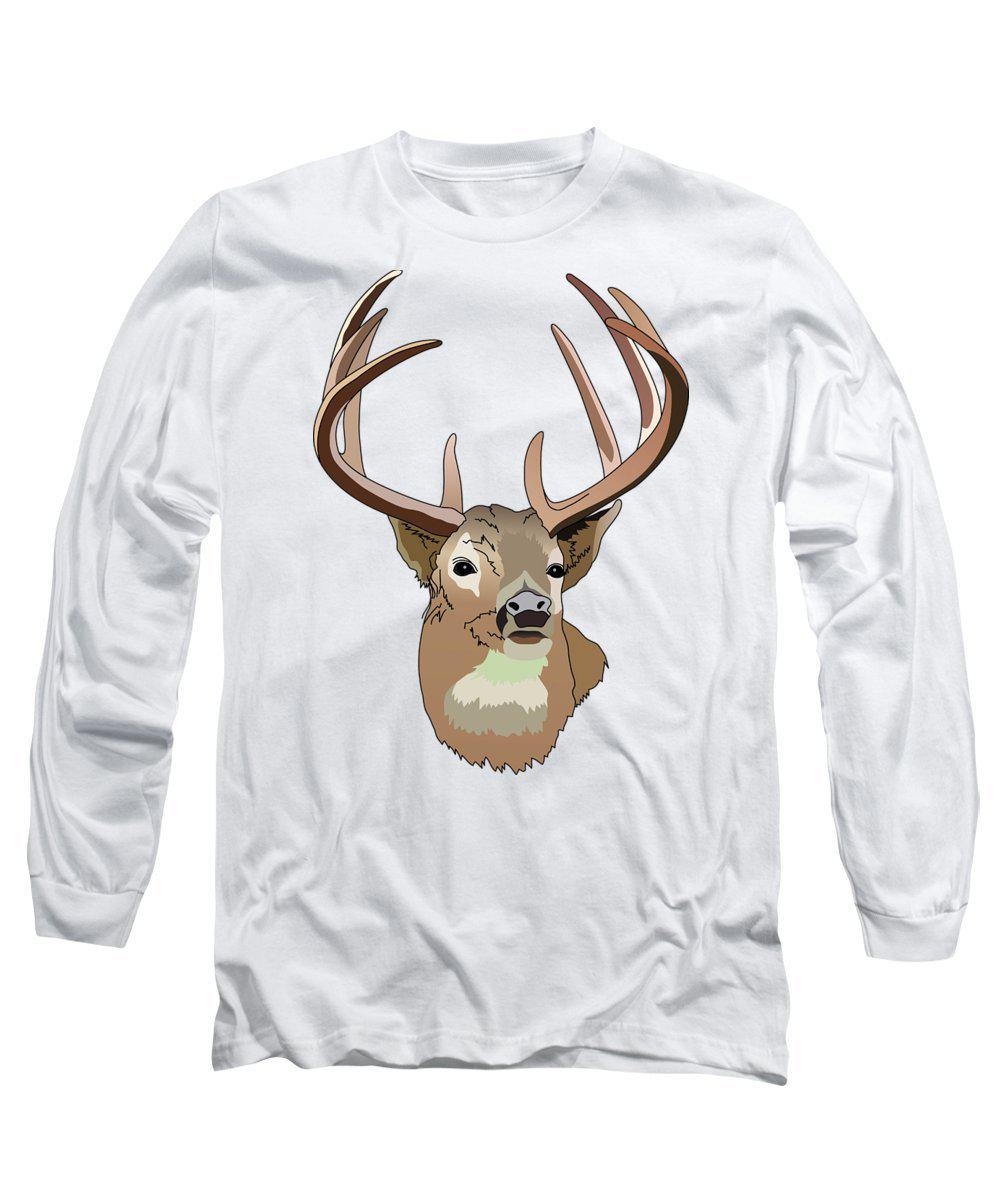 Deer Silhouette - Long Sleeve T-Shirt