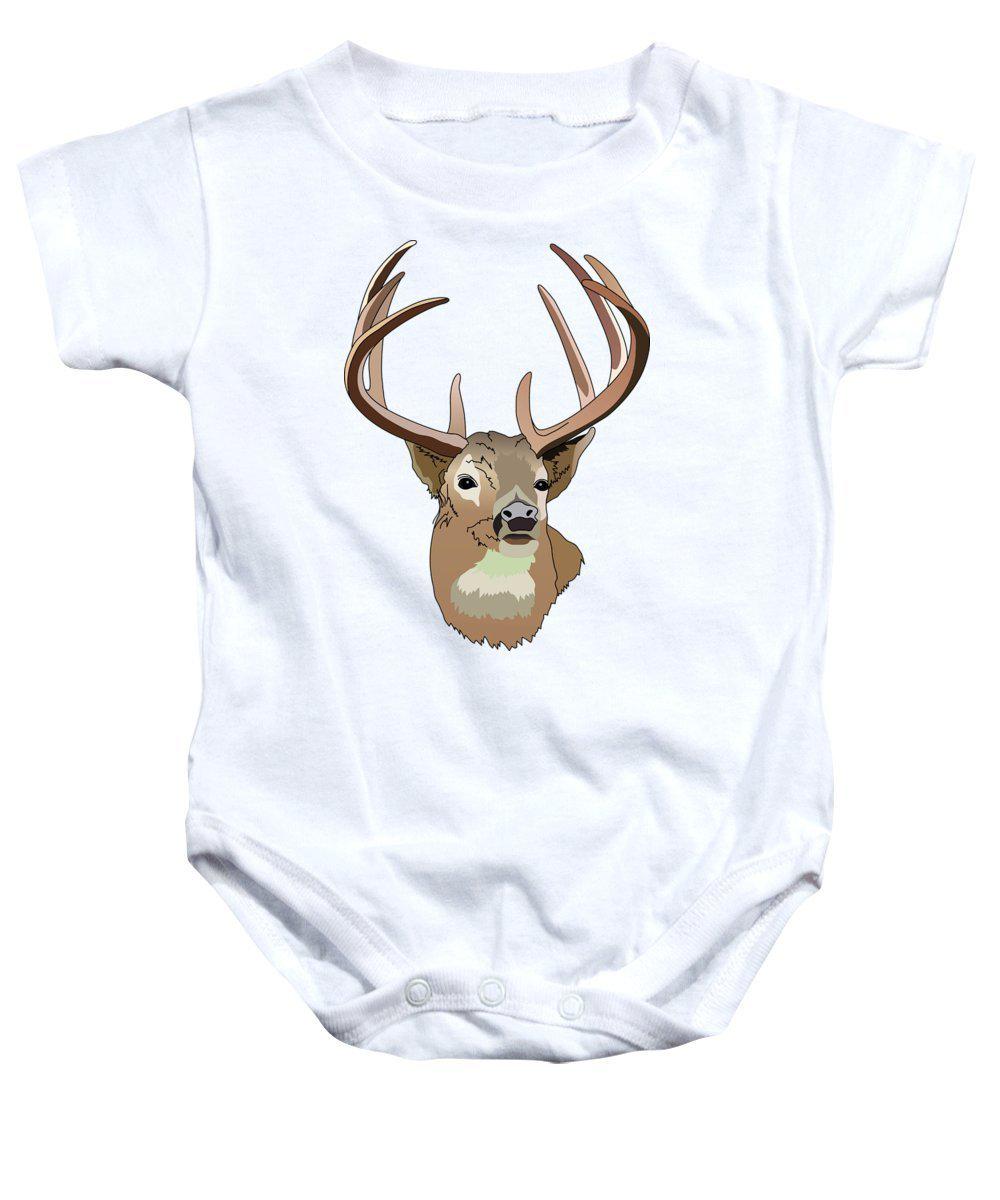 Deer Silhouette - Baby Onesie