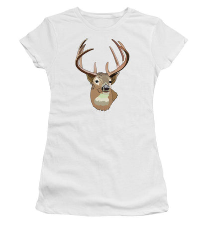 Deer Silhouette - Women's T-Shirt (Athletic Fit)
