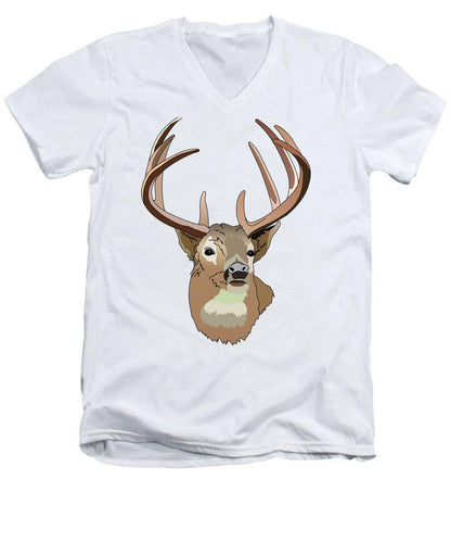 Deer Silhouette - Men's V-Neck T-Shirt