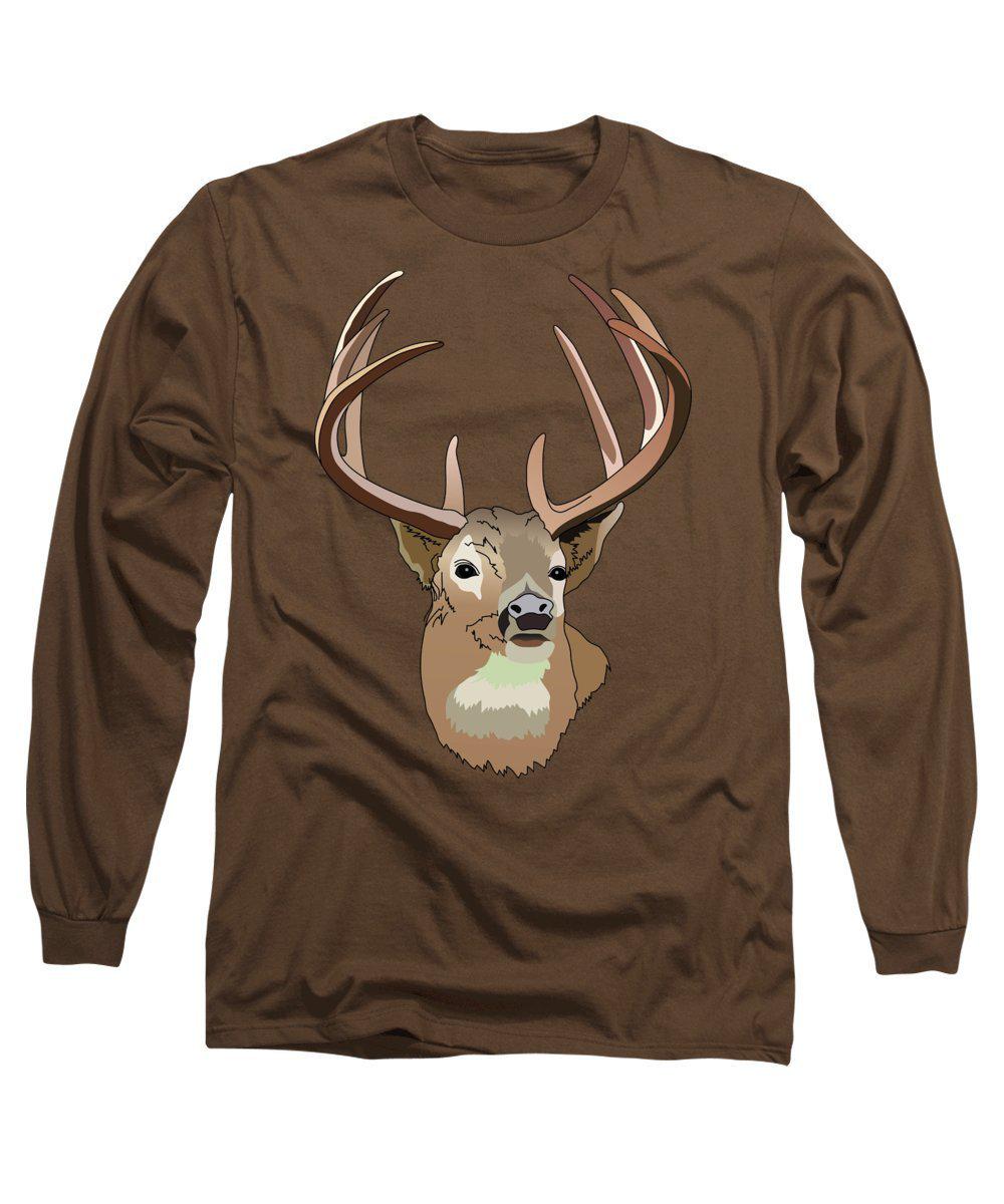 Deer Silhouette - Long Sleeve T-Shirt