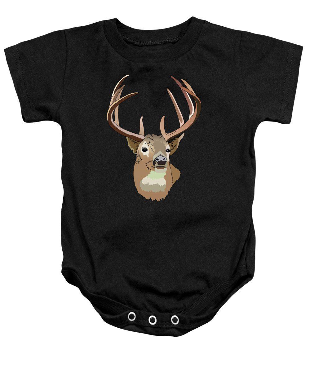 Deer Silhouette - Baby Onesie