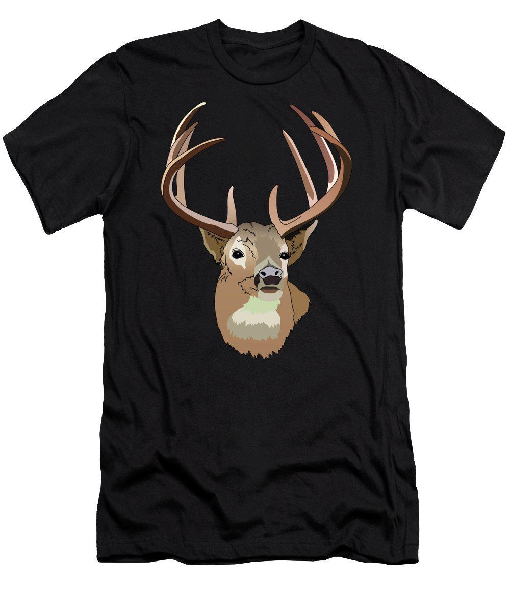 Deer Silhouette - Men's T-Shirt (Athletic Fit)