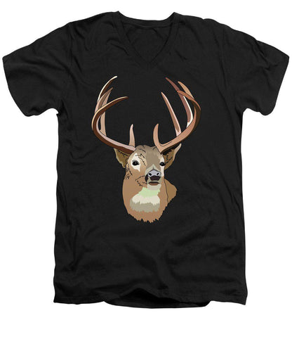 Deer Silhouette - Men's V-Neck T-Shirt