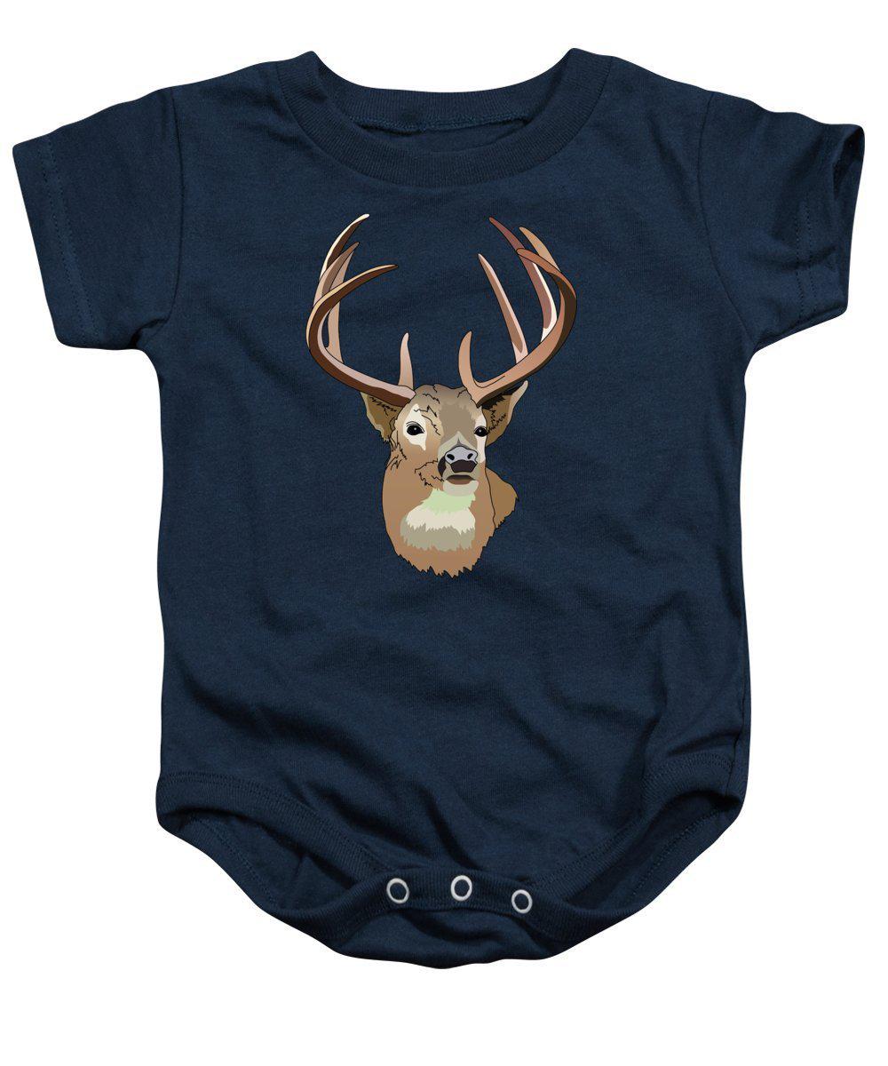 Deer Silhouette - Baby Onesie