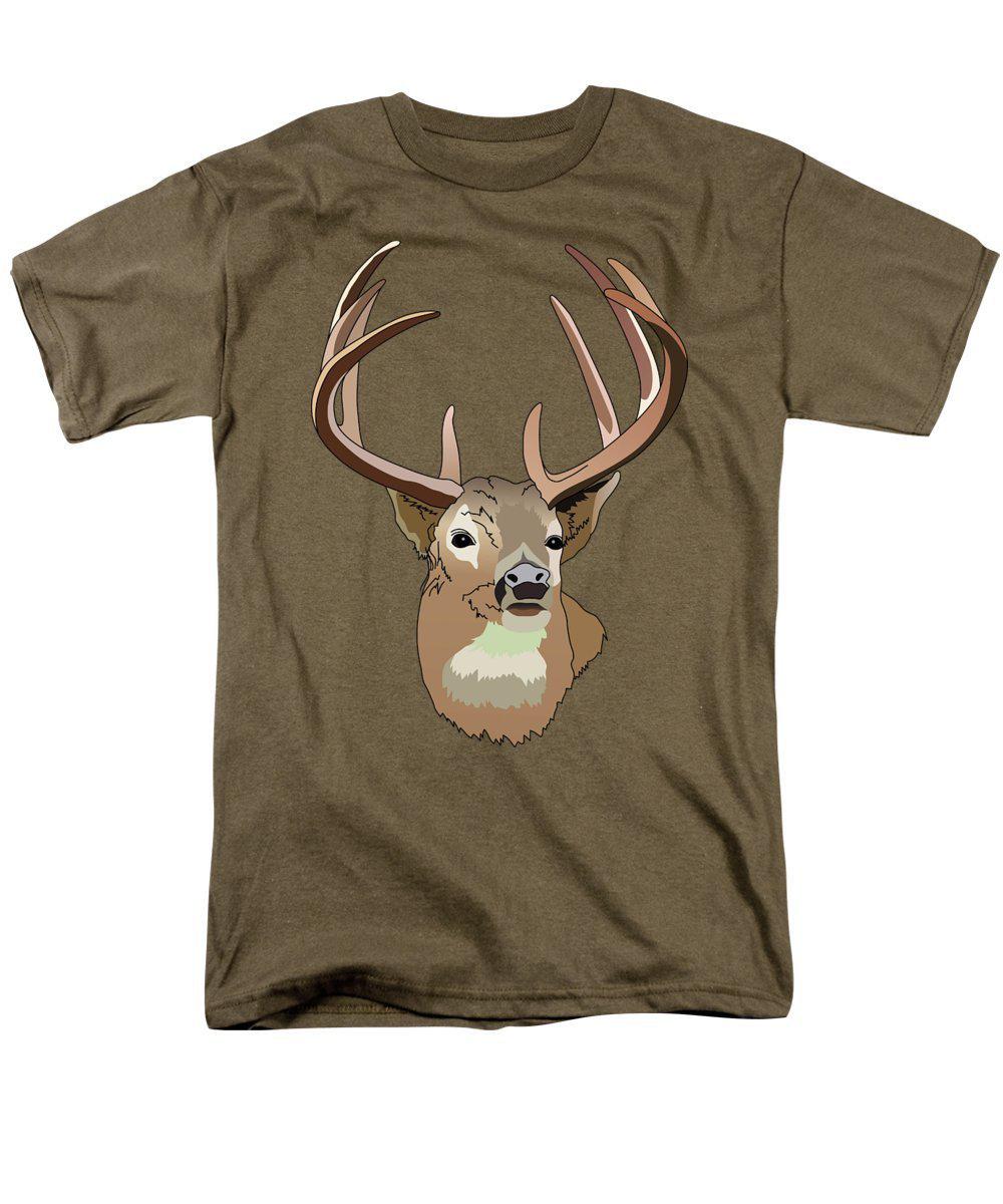 Deer Silhouette - Men's T-Shirt  (Regular Fit)