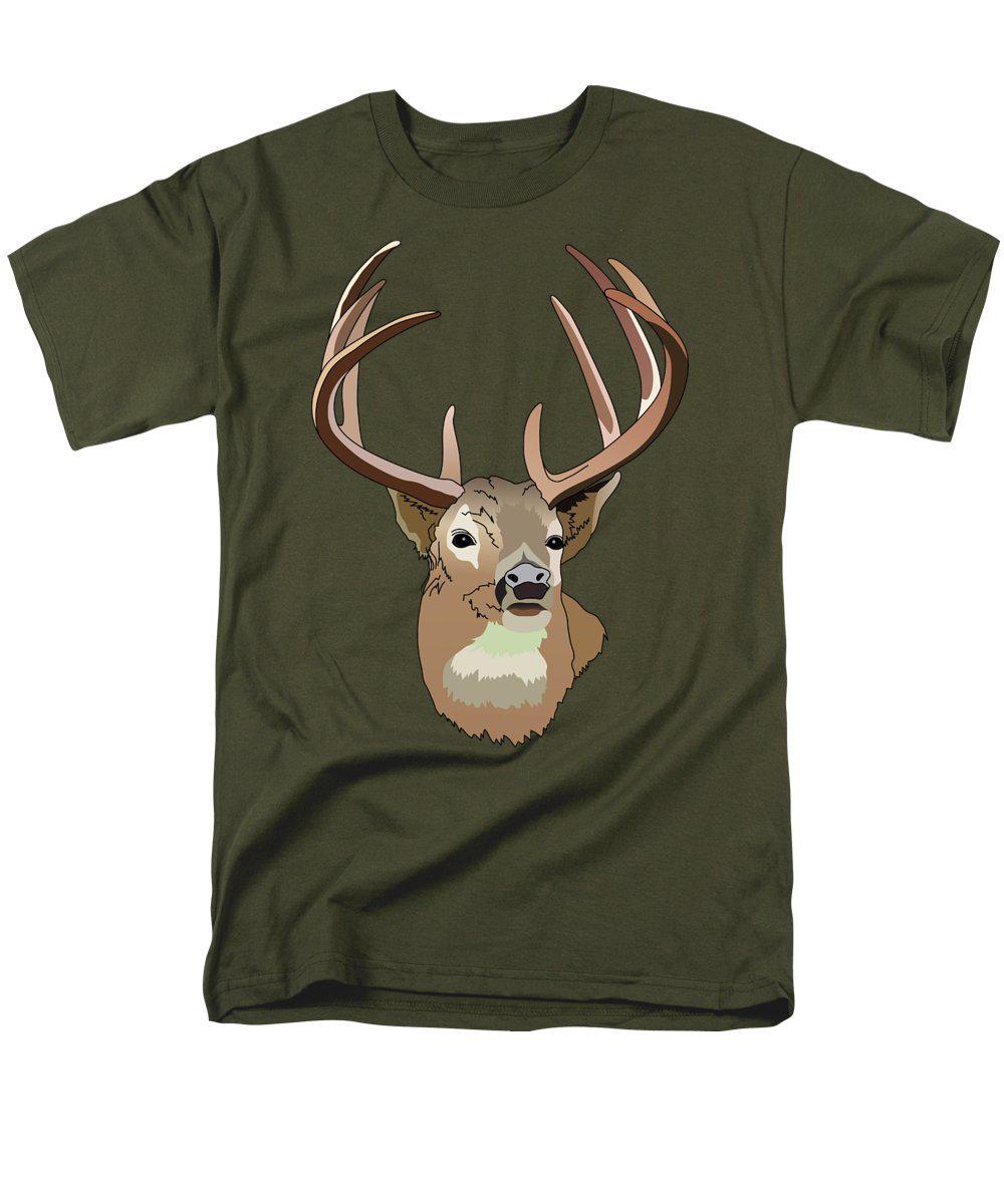Deer Silhouette - Men's T-Shirt  (Regular Fit)