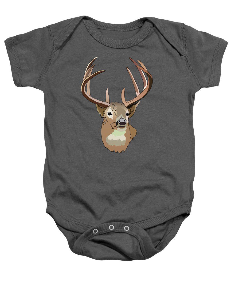 Deer Silhouette - Baby Onesie