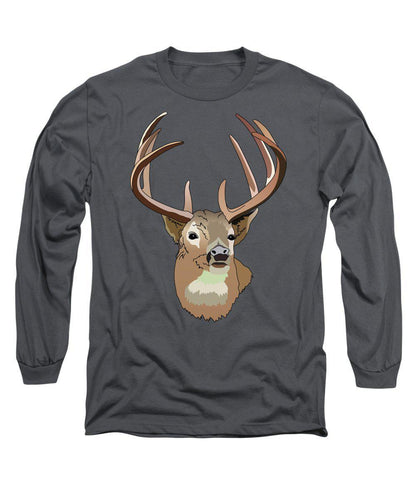Deer Silhouette - Long Sleeve T-Shirt
