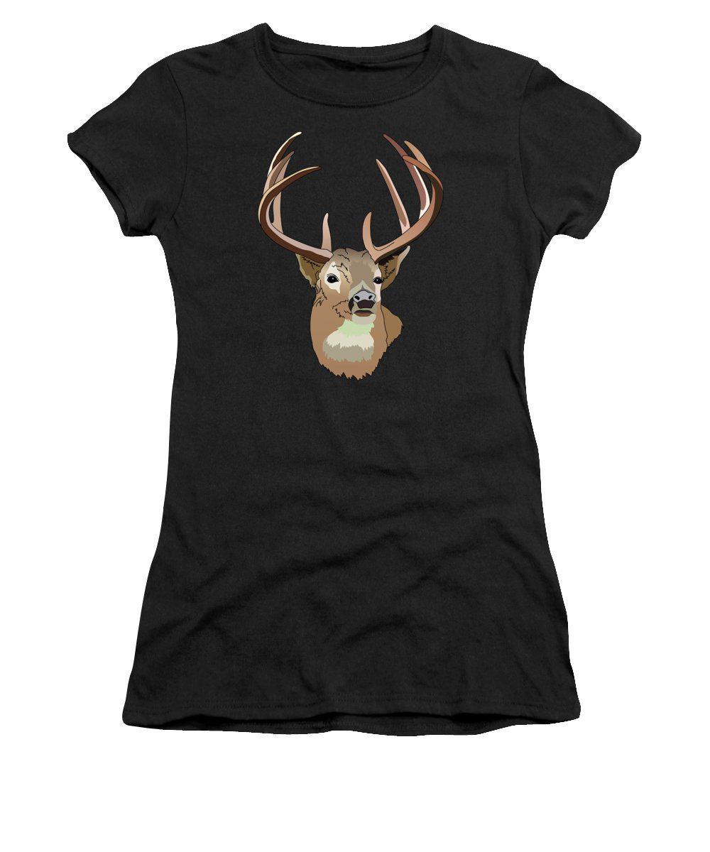 Deer Silhouette - Women's T-Shirt (Athletic Fit)
