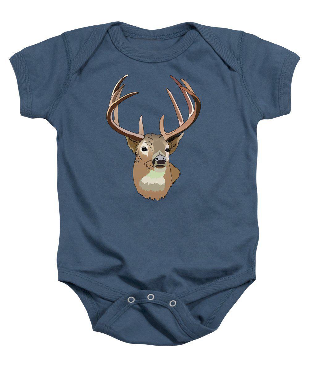 Deer Silhouette - Baby Onesie