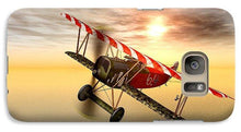 Biplane In The Sunset - Phone Case