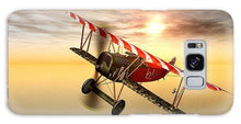 Biplane In The Sunset - Phone Case