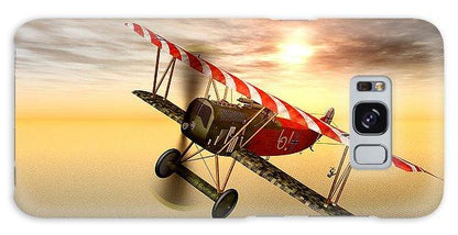 Biplane In The Sunset - Phone Case