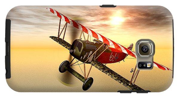 Biplane In The Sunset - Phone Case