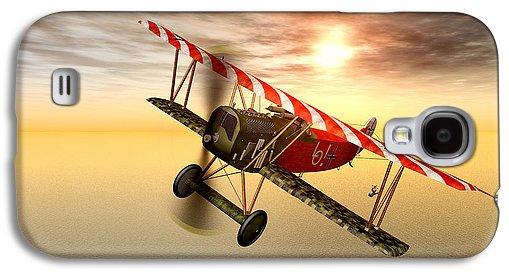 Biplane In The Sunset - Phone Case