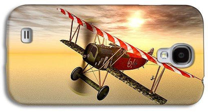 Biplane In The Sunset - Phone Case