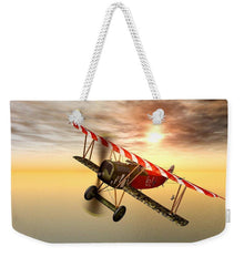 Biplane In The Sunset - Weekender Tote Bag
