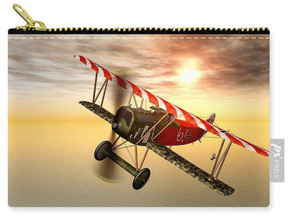Biplane In The Sunset - Carry-All Pouch
