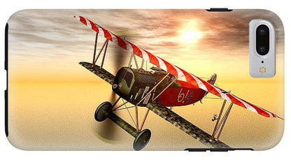 Biplane In The Sunset - Phone Case
