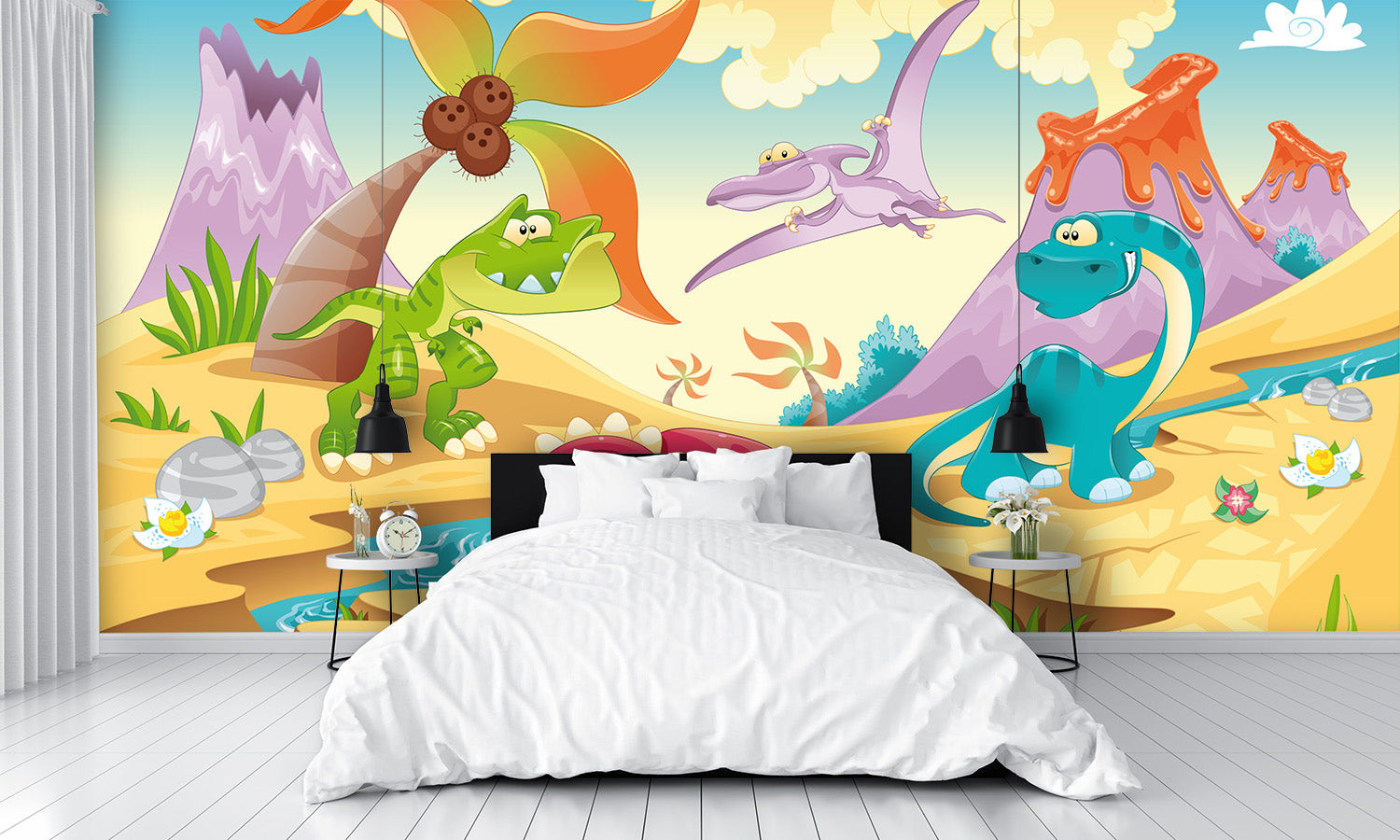 Dinosaur Family Wall Mural