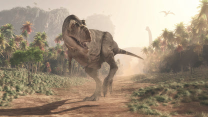 T Rex in the Jungle Wall Mural