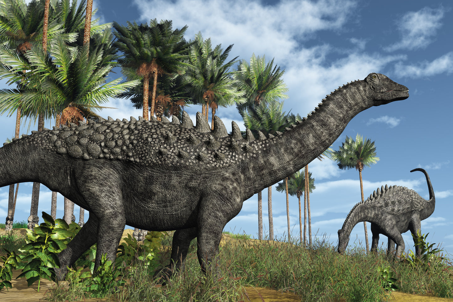 Ampelosurus Dinosaurs Wall Mural