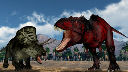 Two Dinosaurs Wall Mural