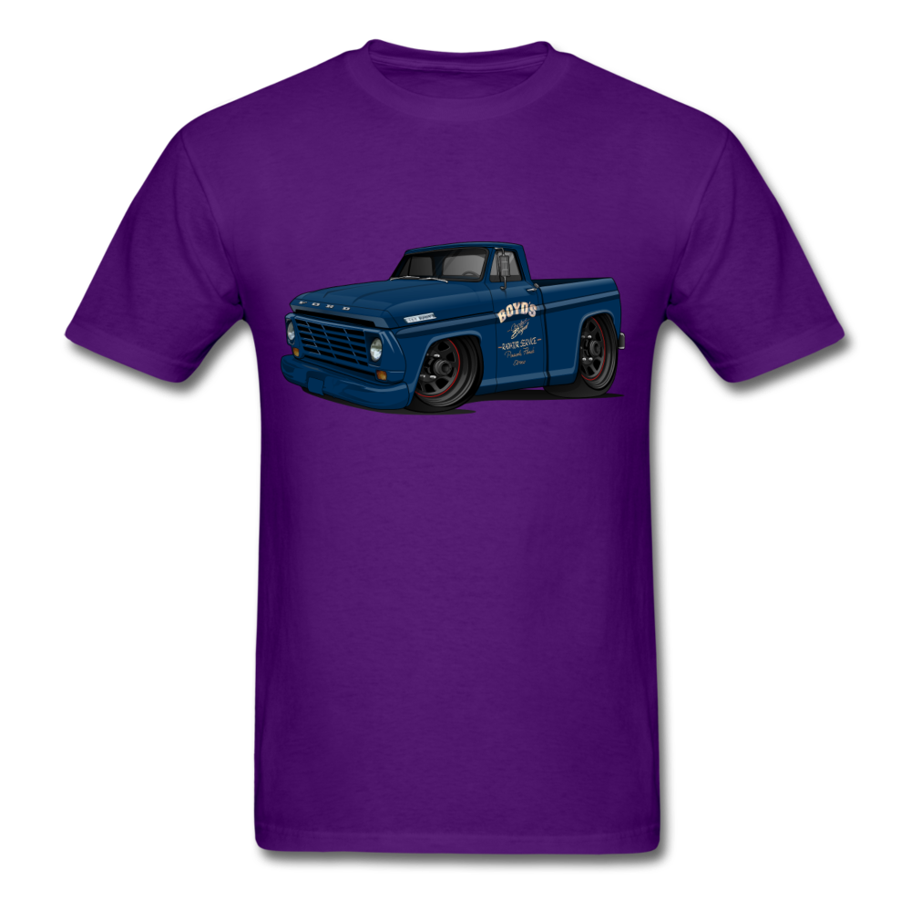1967 Ford F-100 Men's T-Shirt - purple