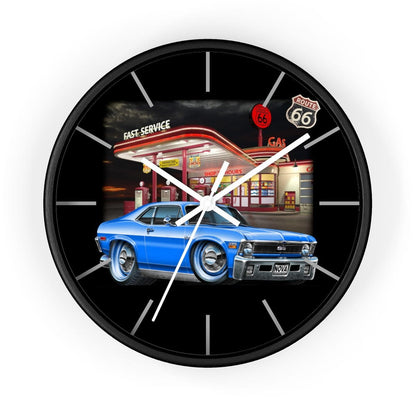 1971 Chevy Nova Vintage Gas Wall clock