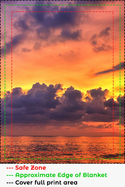 Cloudy Sunset Blanket