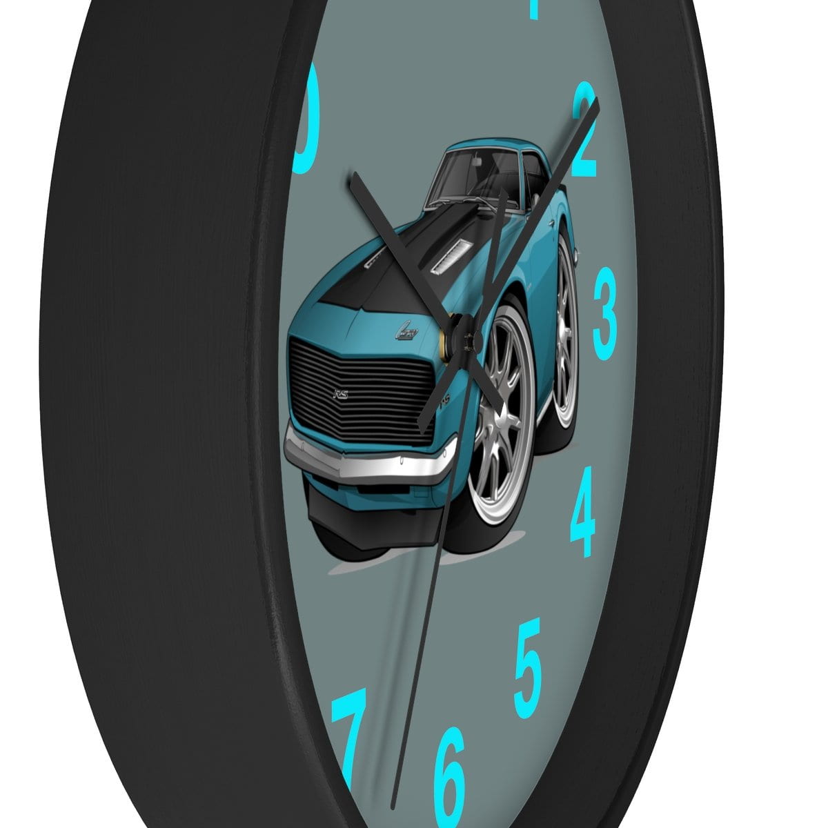 1st Generation Teal Camaro Wall clock