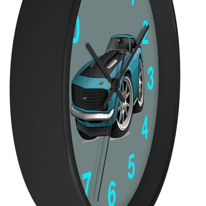 1st Generation Teal Camaro Wall clock