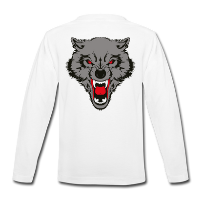 It's Just a Husky Kids' Premium Long Sleeve T-Shirt - white