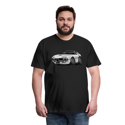 1971 Alfa Romeo Montreal Car Art Men's Premium T-Shirt - black