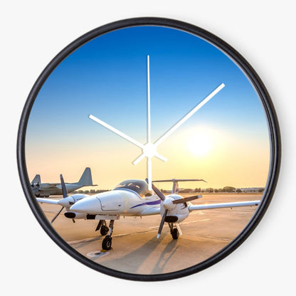 Runway Plane 10 inch wall clock