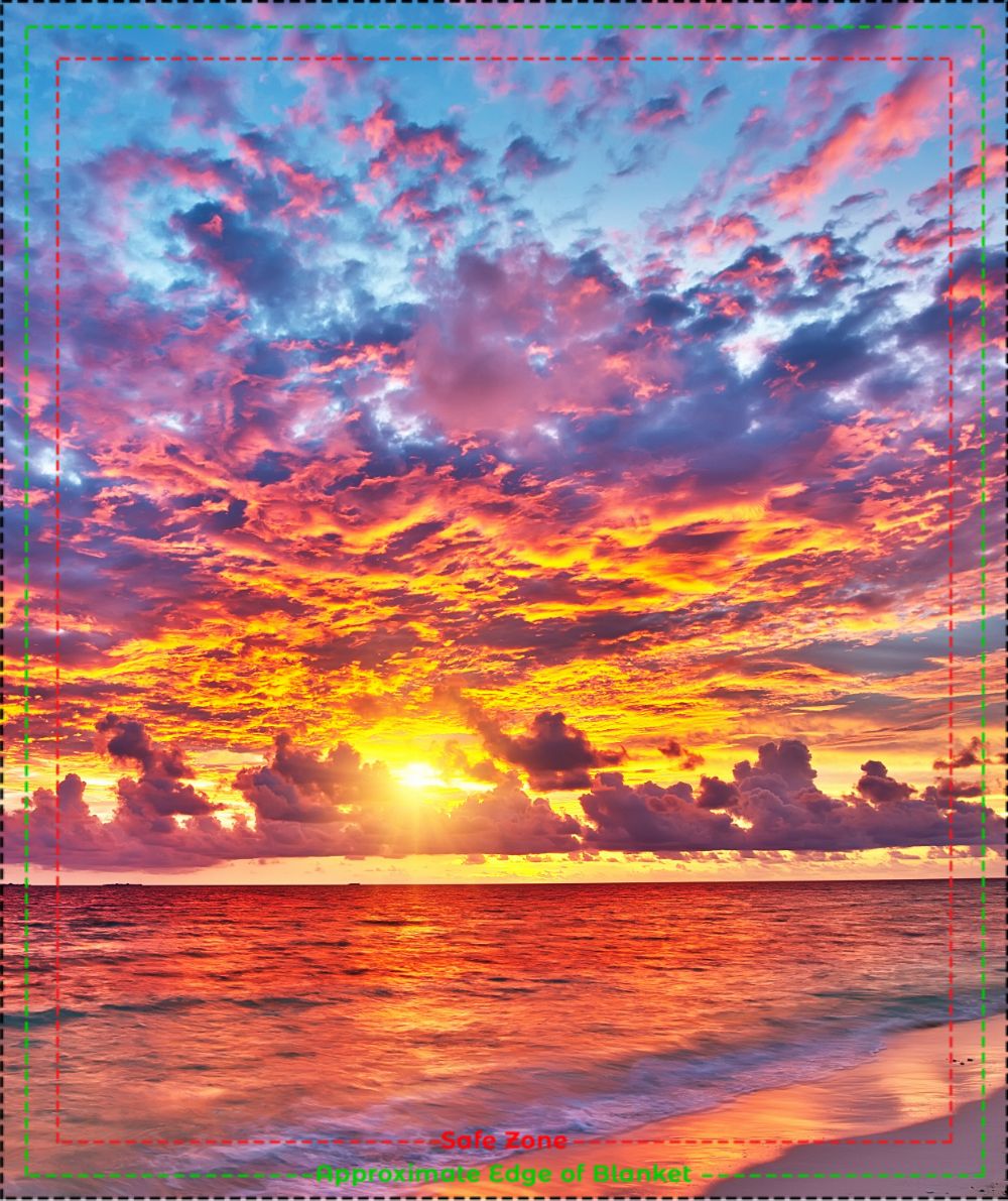 Sunset On the Beach Blanket