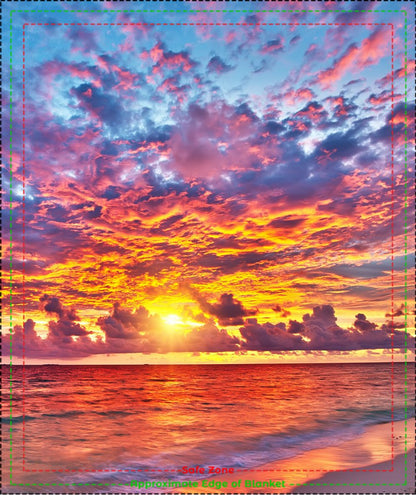 Sunset On the Beach Blanket