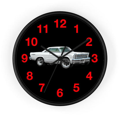1965 Galaxie Muscle Car Art Wall clock