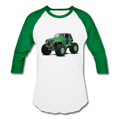 Baseball T-Shirt - white/kelly green