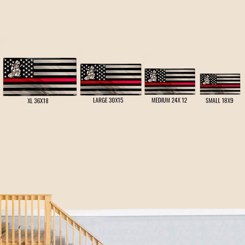 The Fire Flag Metal Art