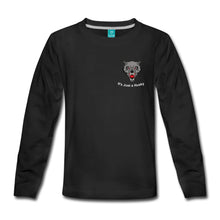 It's Just a Husky Kids' Premium Long Sleeve T-Shirt - black