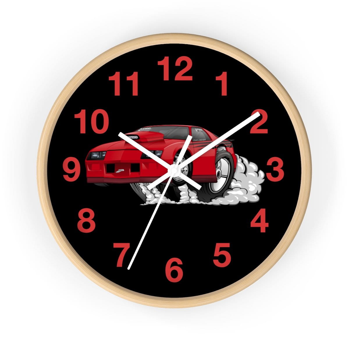 3rd Generation Camaro Drag Car Wall clock